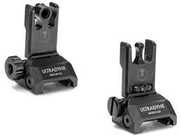 Ultradyne C2 Offset AR-15 Sight Set with Folding Aperture